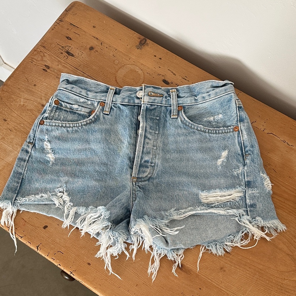 AGOLDE denim shorts